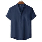 Kai Linen Henley T-Shirt