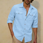 Luca Linen Utility Shirt