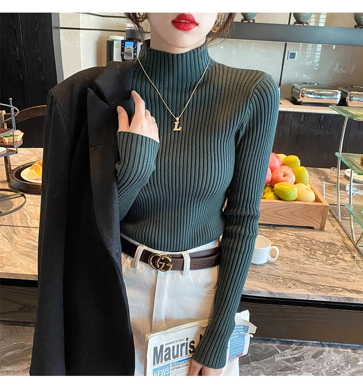Elowyn Slim Turtleneck Sweater