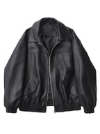 Retro Moto Faux Leather Jacket