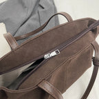 Maribel Suede Bucket Tote