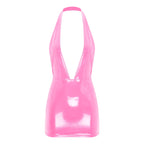 Women's Glossy Bodycon Dress