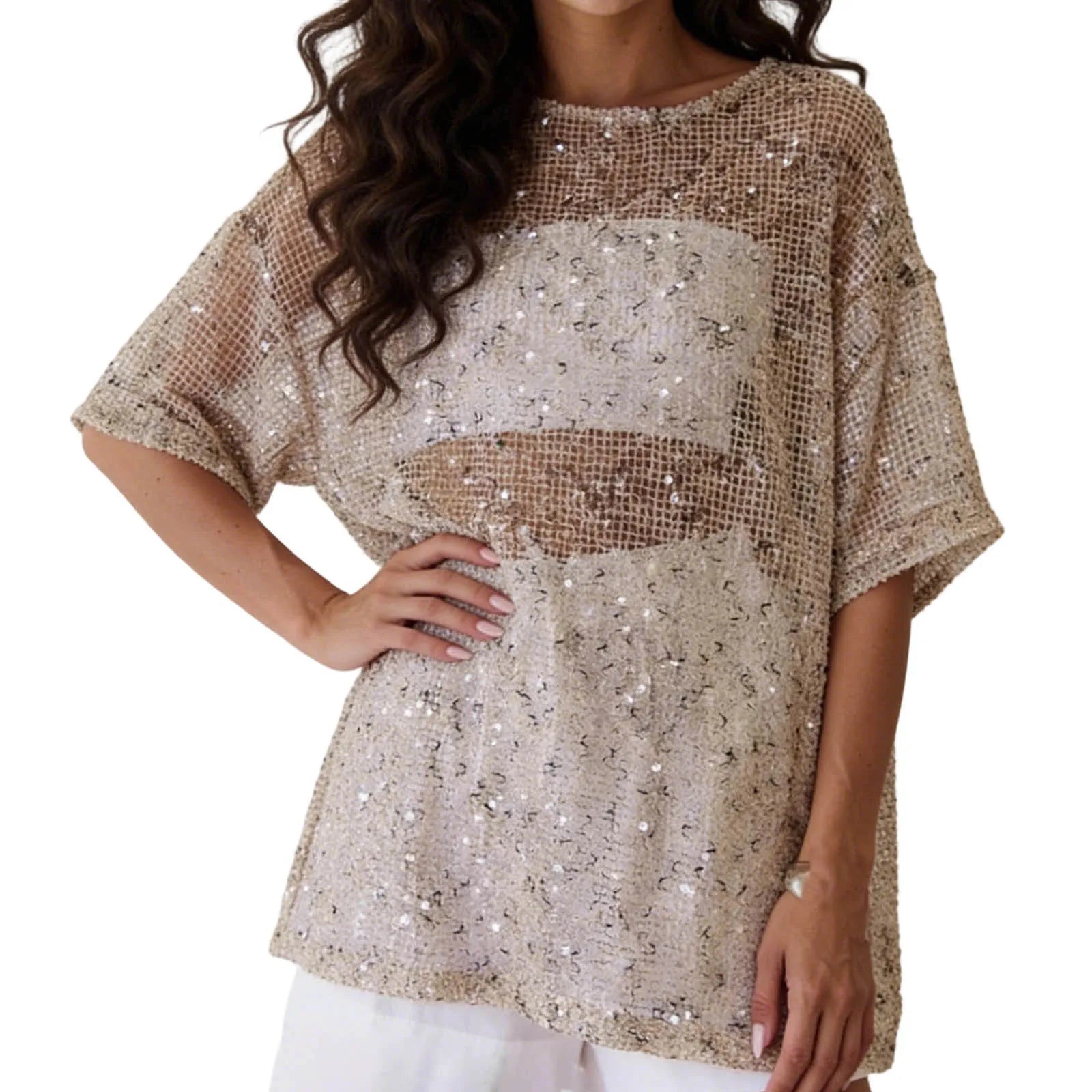 Women's Glitter Top