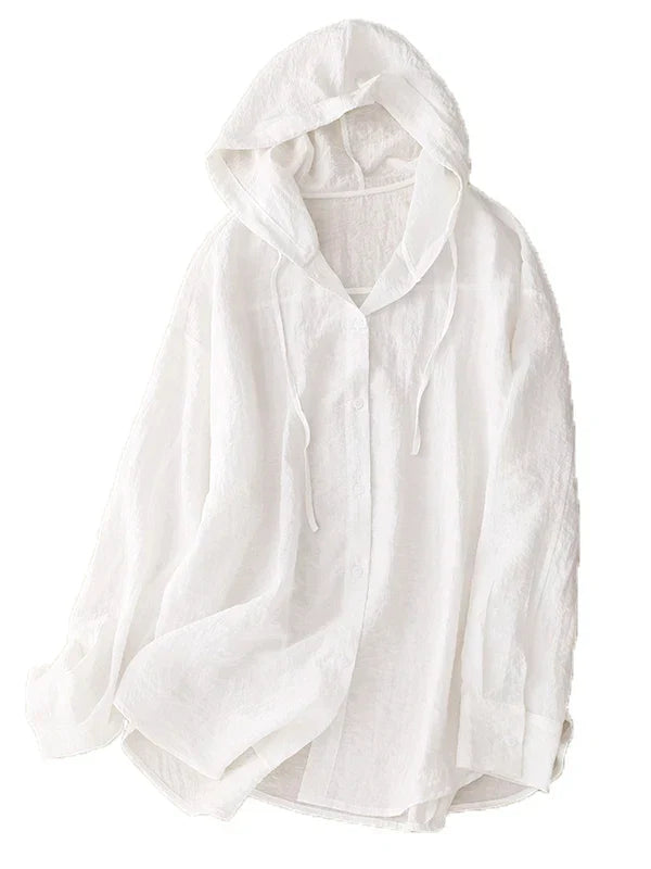 Nicole Linen Hoodie