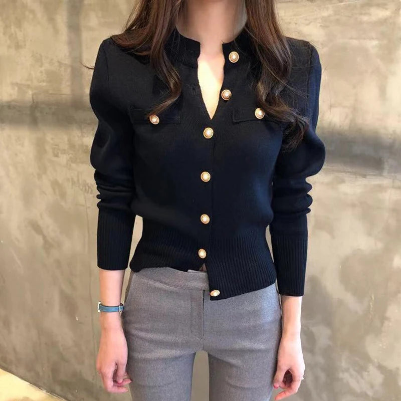 Alessandra Slim Knit Cardigan