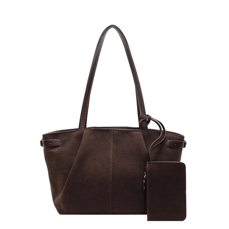 Maribel Suede Bucket Tote