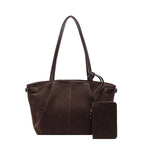 Maribel Suede Bucket Tote