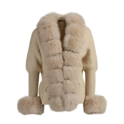 Faux Fur Cardigan