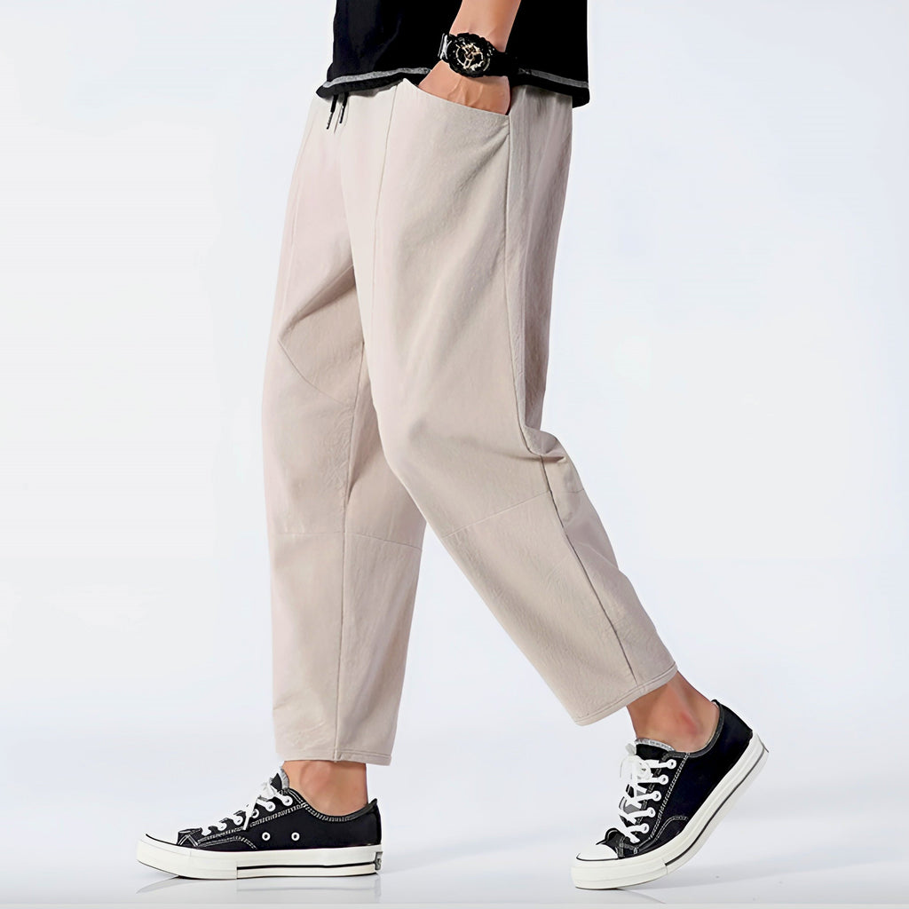 Paul Cropped Cotton Pants