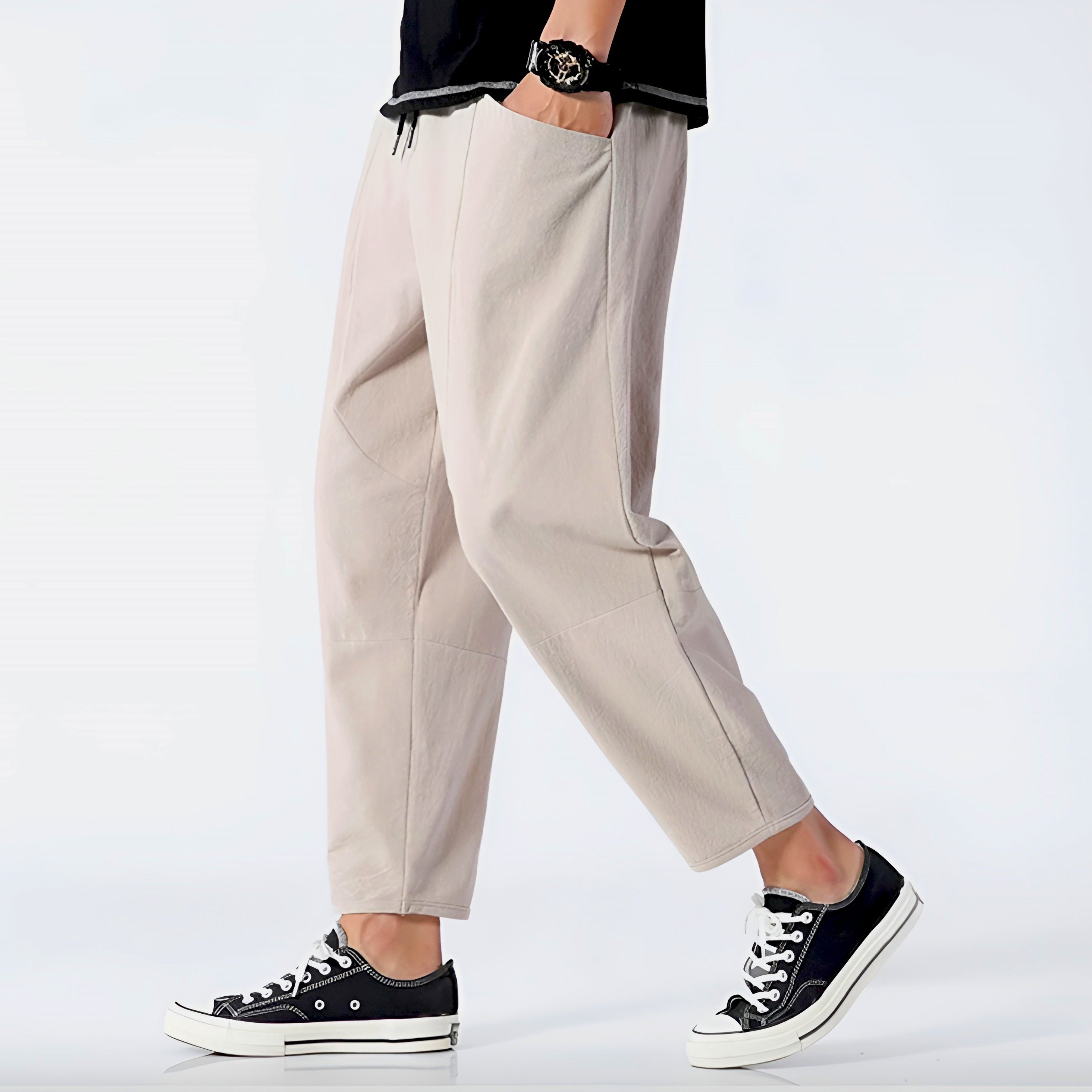 Paul Cropped Cotton Pants
