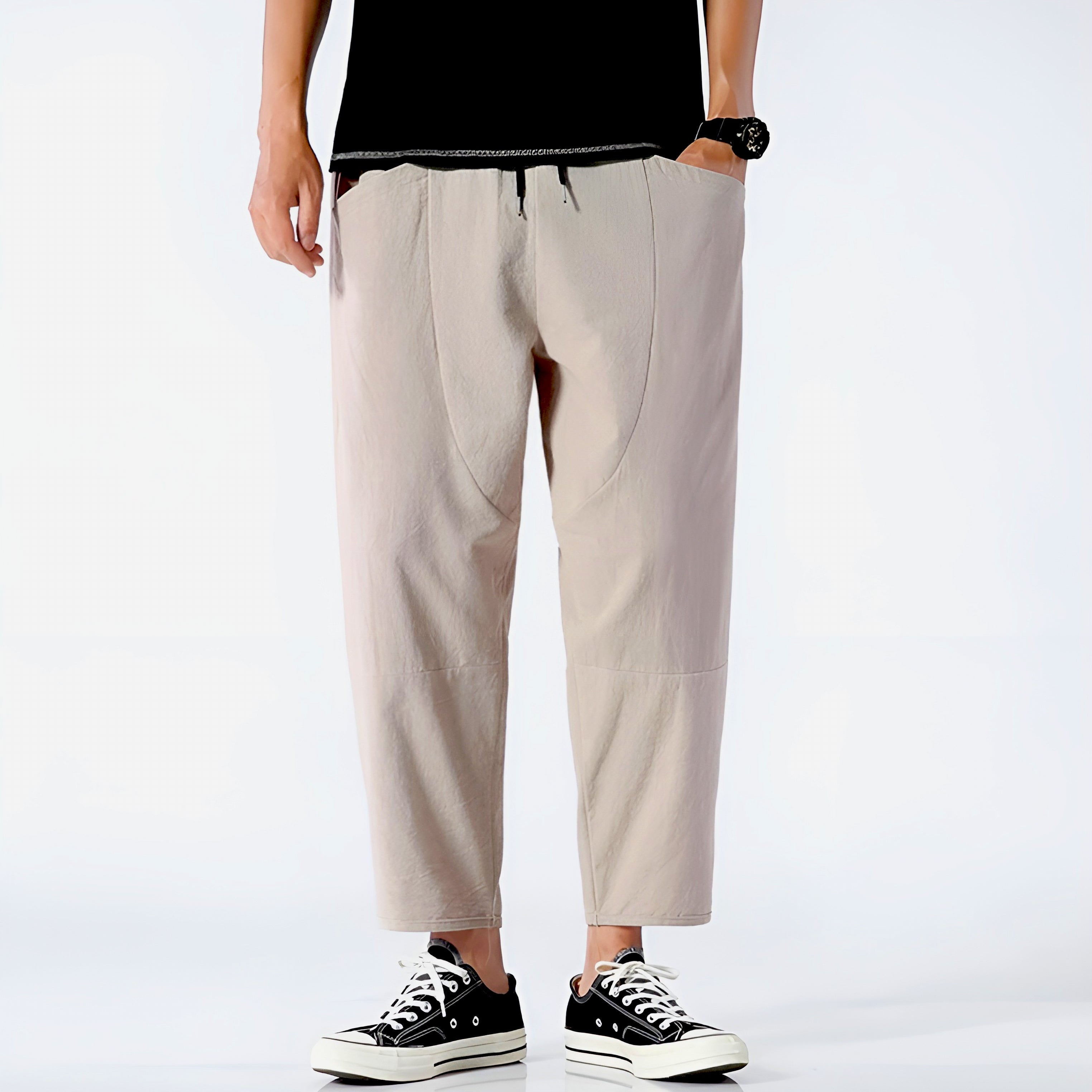 Paul Cropped Cotton Pants