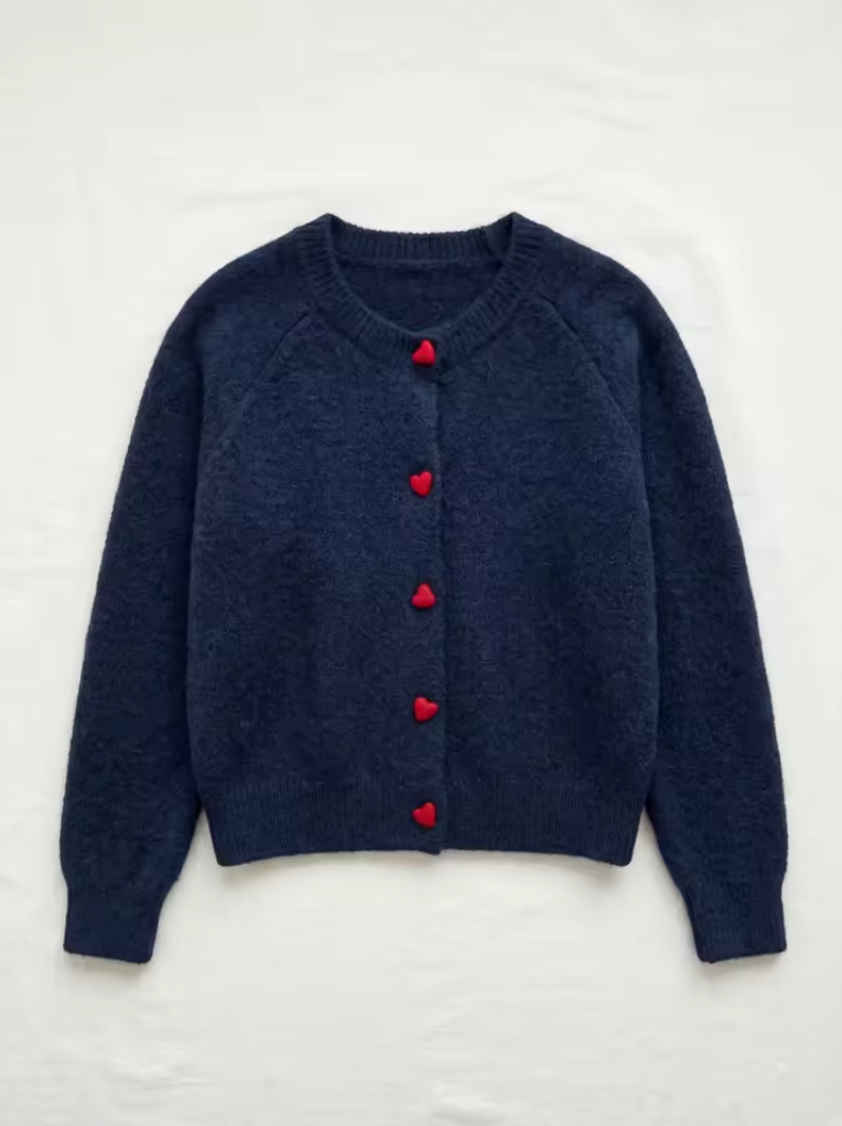 Ava Wool Knit Cardigan