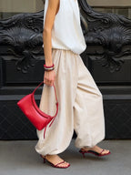 Cotton Wide Leg Pants