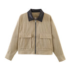 Soft Zip-Up Street Jacket