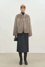 Clara Luxe Faux Mink Jacket