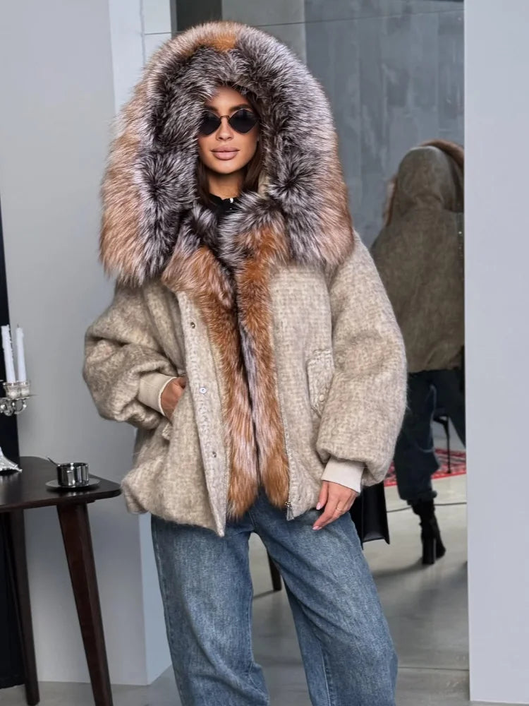 Odessa Fur Collar Coat