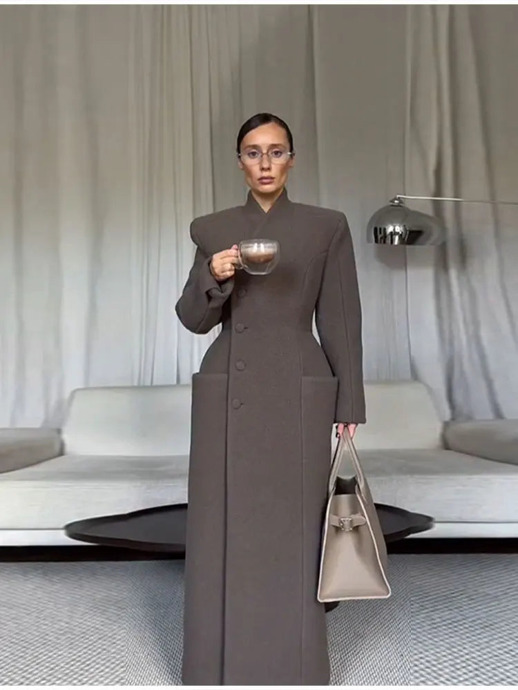 Women’s Slim Fit Long Coat