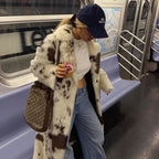 Marceline Long Faux Fur Coat