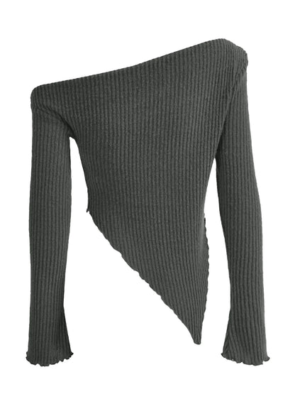 Asymmetrical Knit Top