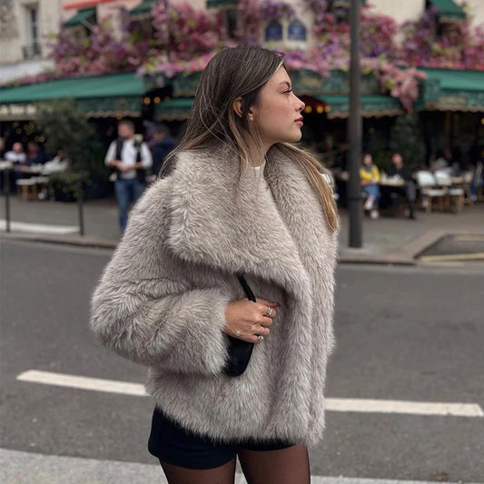 Fluffy Fur Coat