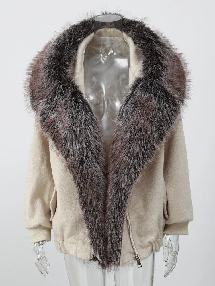 Odessa Fur Collar Coat
