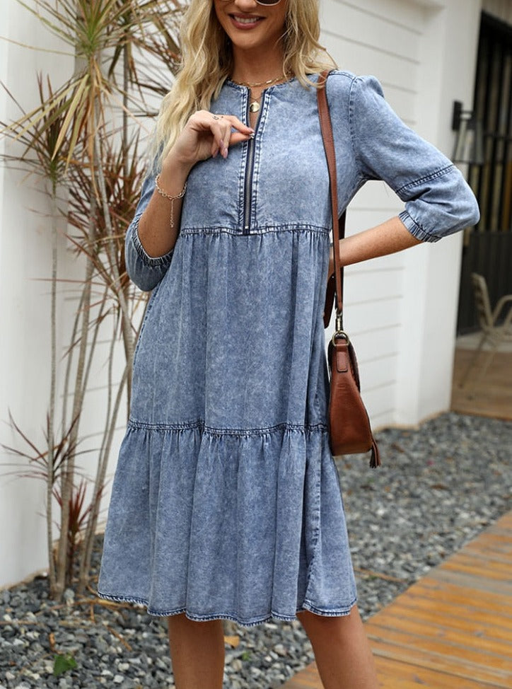 Casual Denim Dress