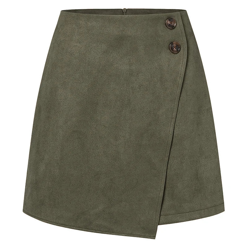 Women’s Faux Suede Mini Skirt