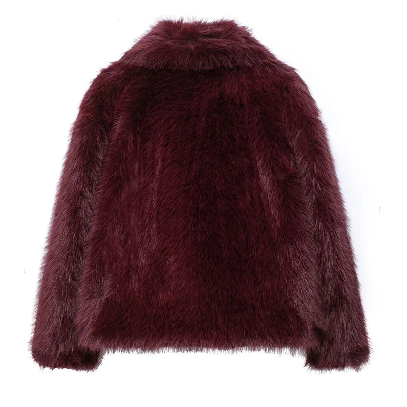 Ivory Luxe Fur Coat