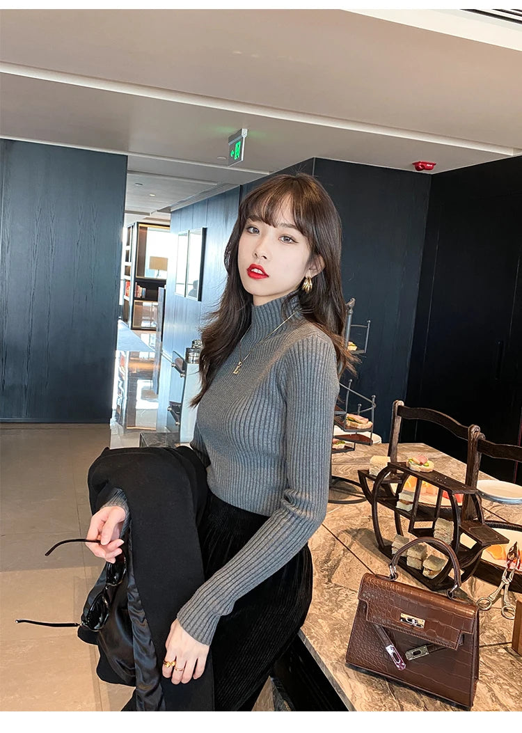 Elowyn Slim Turtleneck Sweater