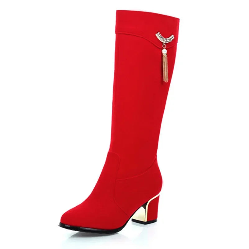 Victoria Knee-High Boots
