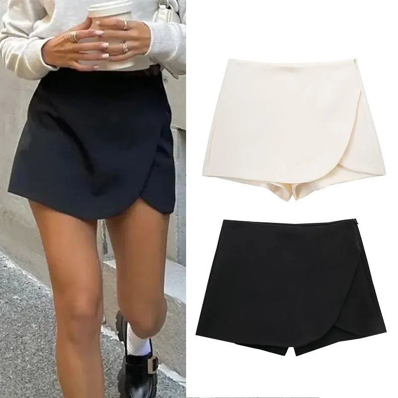 Women’s Asymmetric Mini Skort