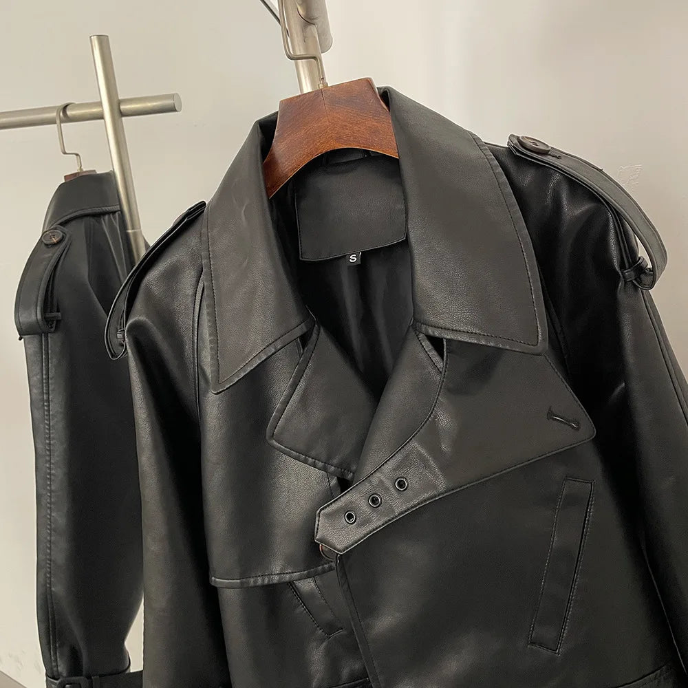 Claire Faux Leather Jacket