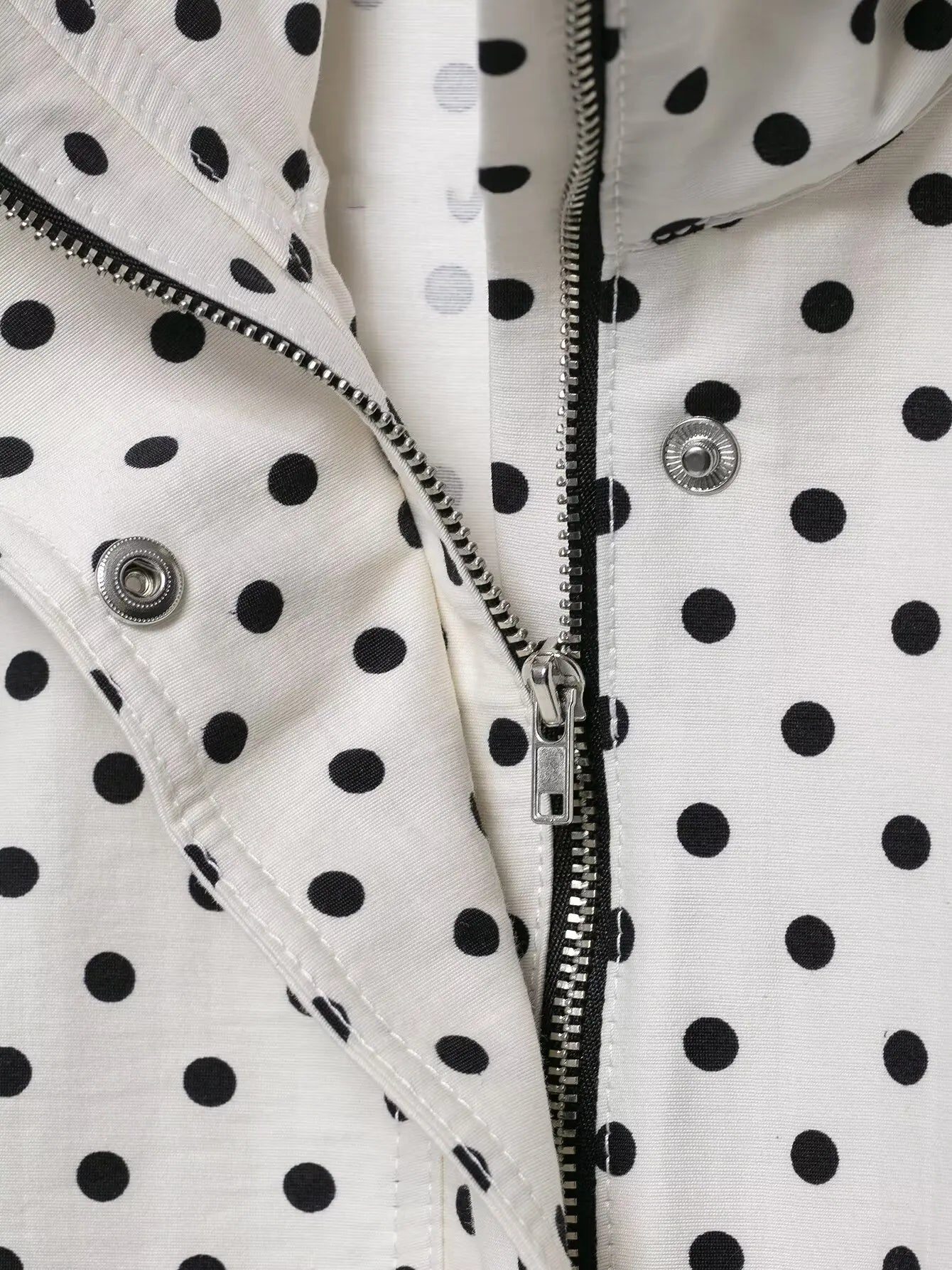 Polka Dot Printed Jacket