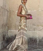 Tassel Sleeveless Dress