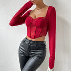 Mesh Crop Top