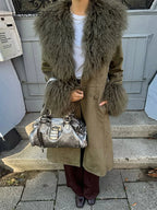 Romilly Patchwork Faux Fur Coat