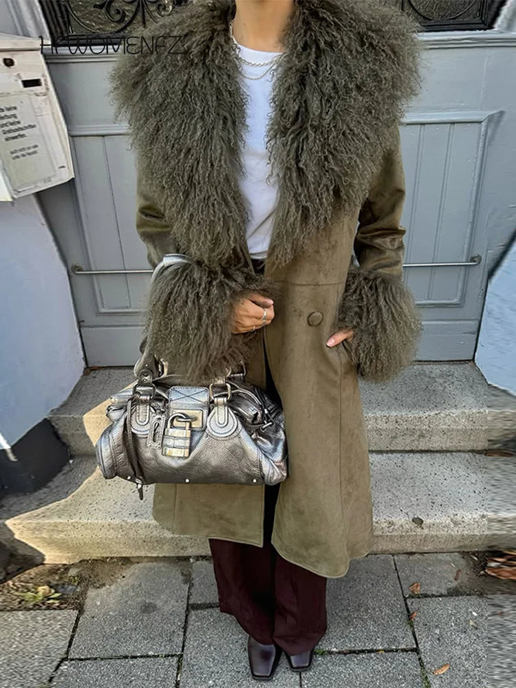 Romilly Patchwork Faux Fur Coat