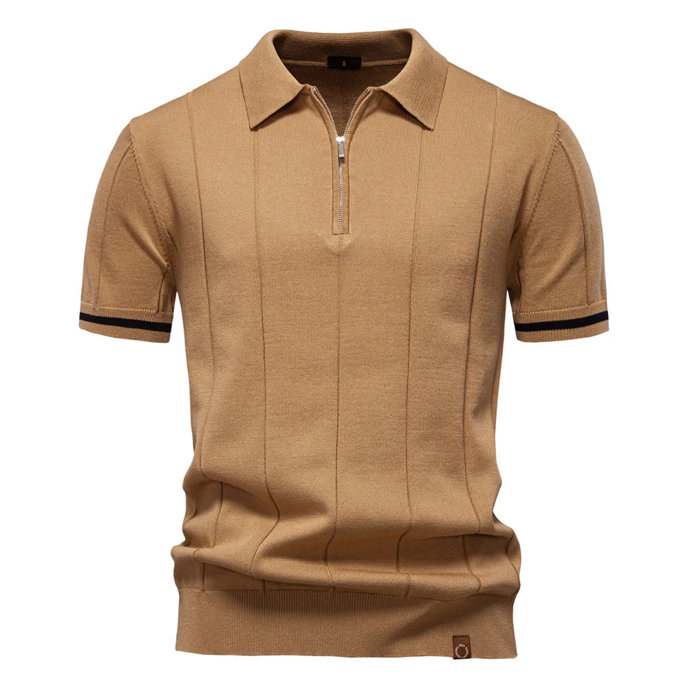 Hudson Zip Polo