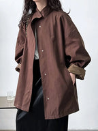 Elodie Short Lapel Trench Coat