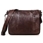 Leon Leather Messenger Bag