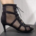 Valentina Lace-Up Heels