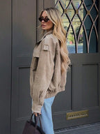 Suede Luxe Zipper Jacket