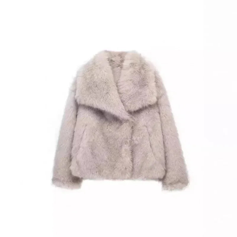 Women’s Luxury Faux Fur Coat