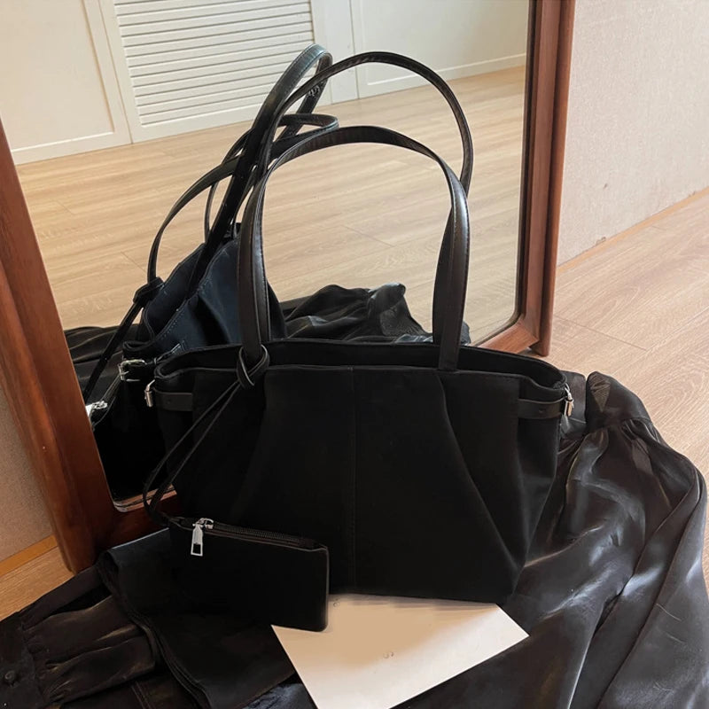Maribel Suede Bucket Tote