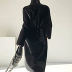 Vivienne Long Faux Mink Coat