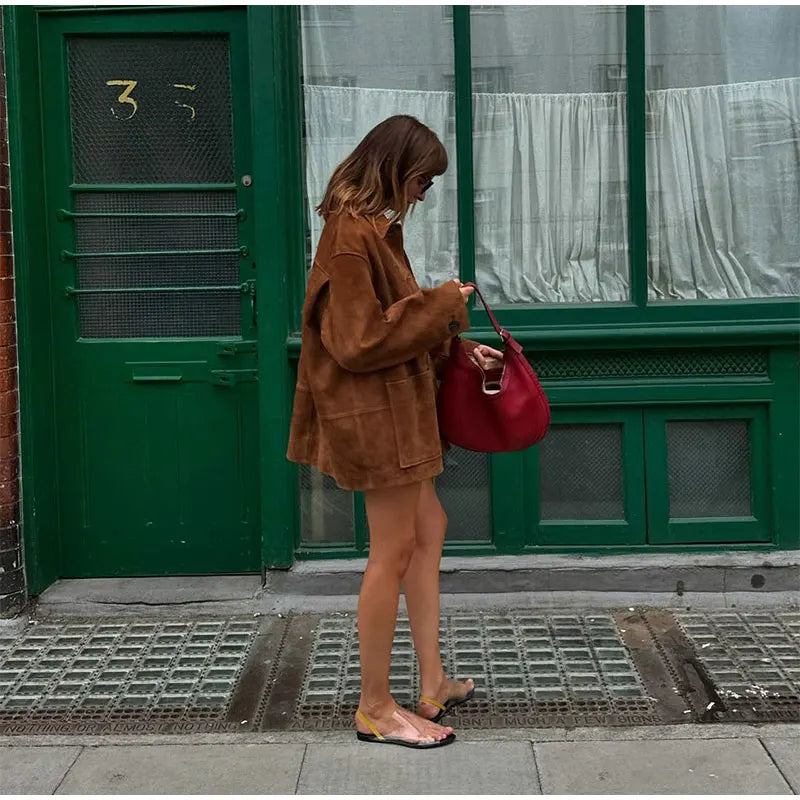 Antonia Brown Loose Jacket