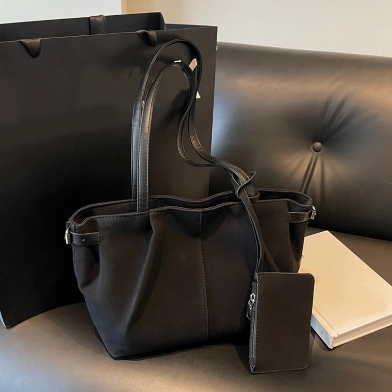 Maribel Suede Bucket Tote