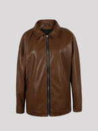 Mauro Black PU Leather Jacket