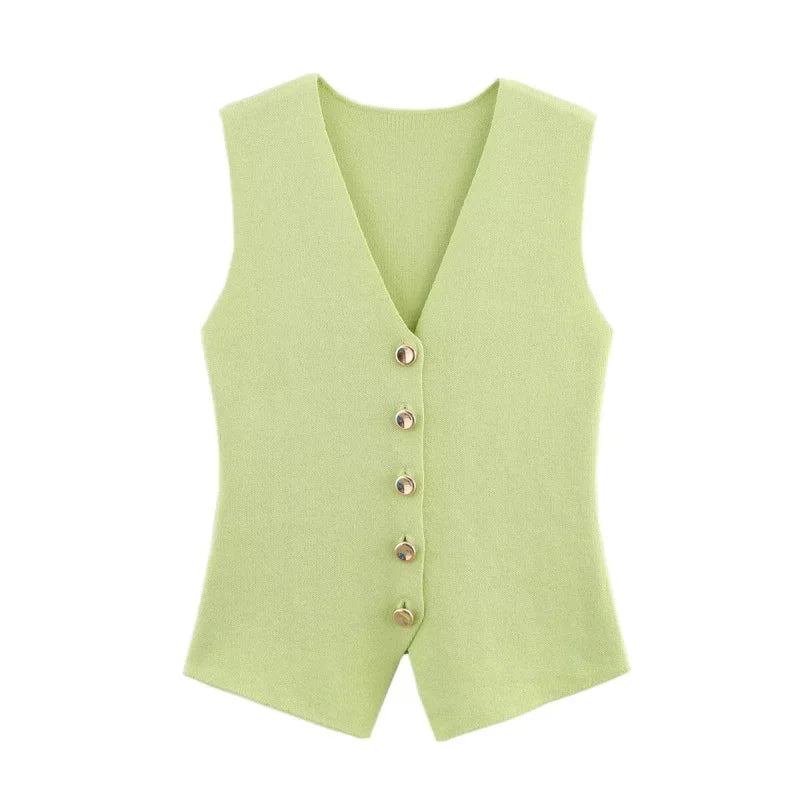 Women’s Sleeveless Knit Vest