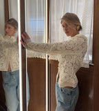 Women’s Lace Printed Blouse